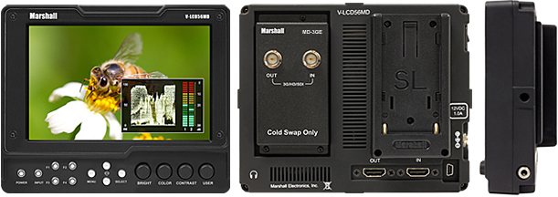 Новый накамерный монитор V-LCD56MD Marshall